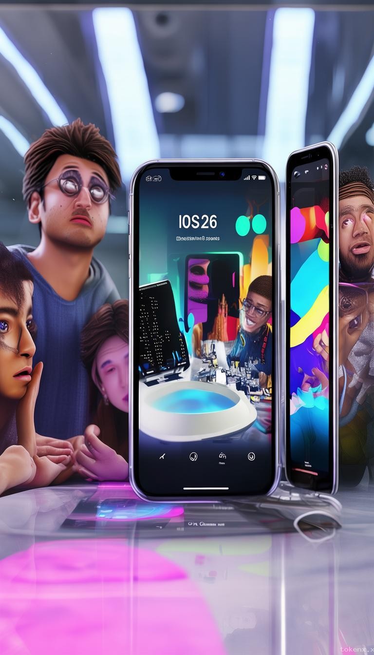 iOS 26新设计吐槽大会：我的审美挑战之旅😱,尴尬,期待,反思
